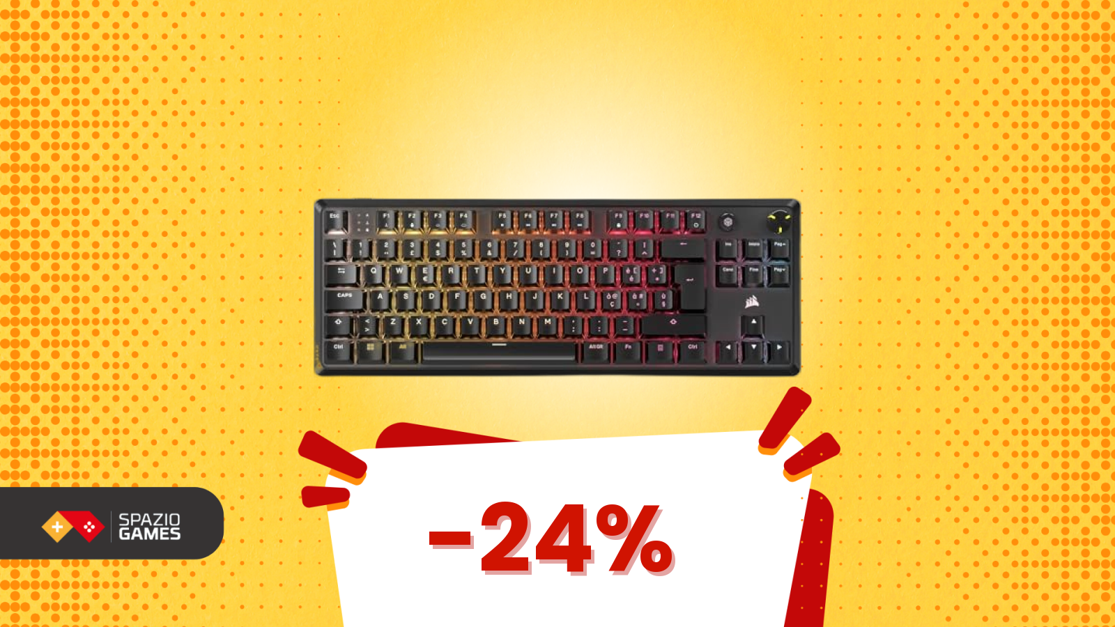 Anteprima: La tua tastiera va bene, finché non provi questa Corsair in sconto record