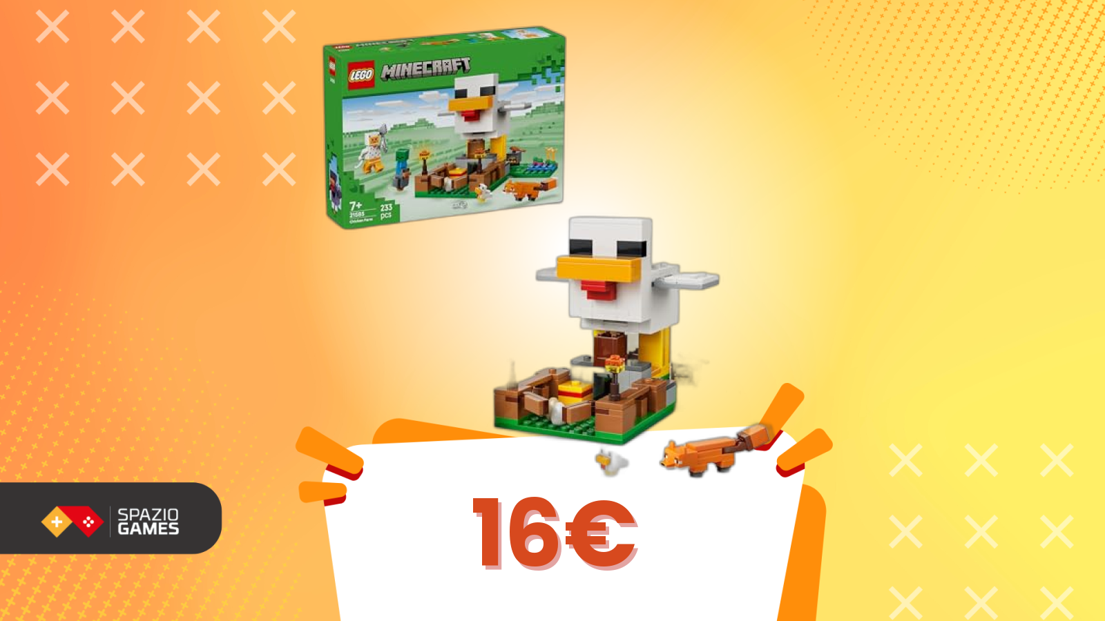 Dallo sconto LEGO di oggi nasce una fattoria piena di galline (e fantasia)