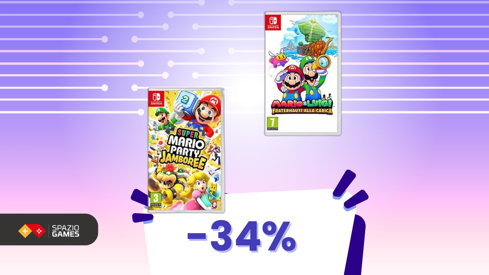 Anteprima: Mario & Luigi + Super Mario Party: la doppia hit Nintendo sotto gli 80€