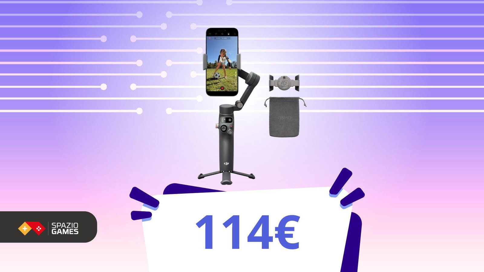 Anteprima: Stabilizzare non è talento: è tecnologia. DJI Osmo Mobile 8 su AliExpress