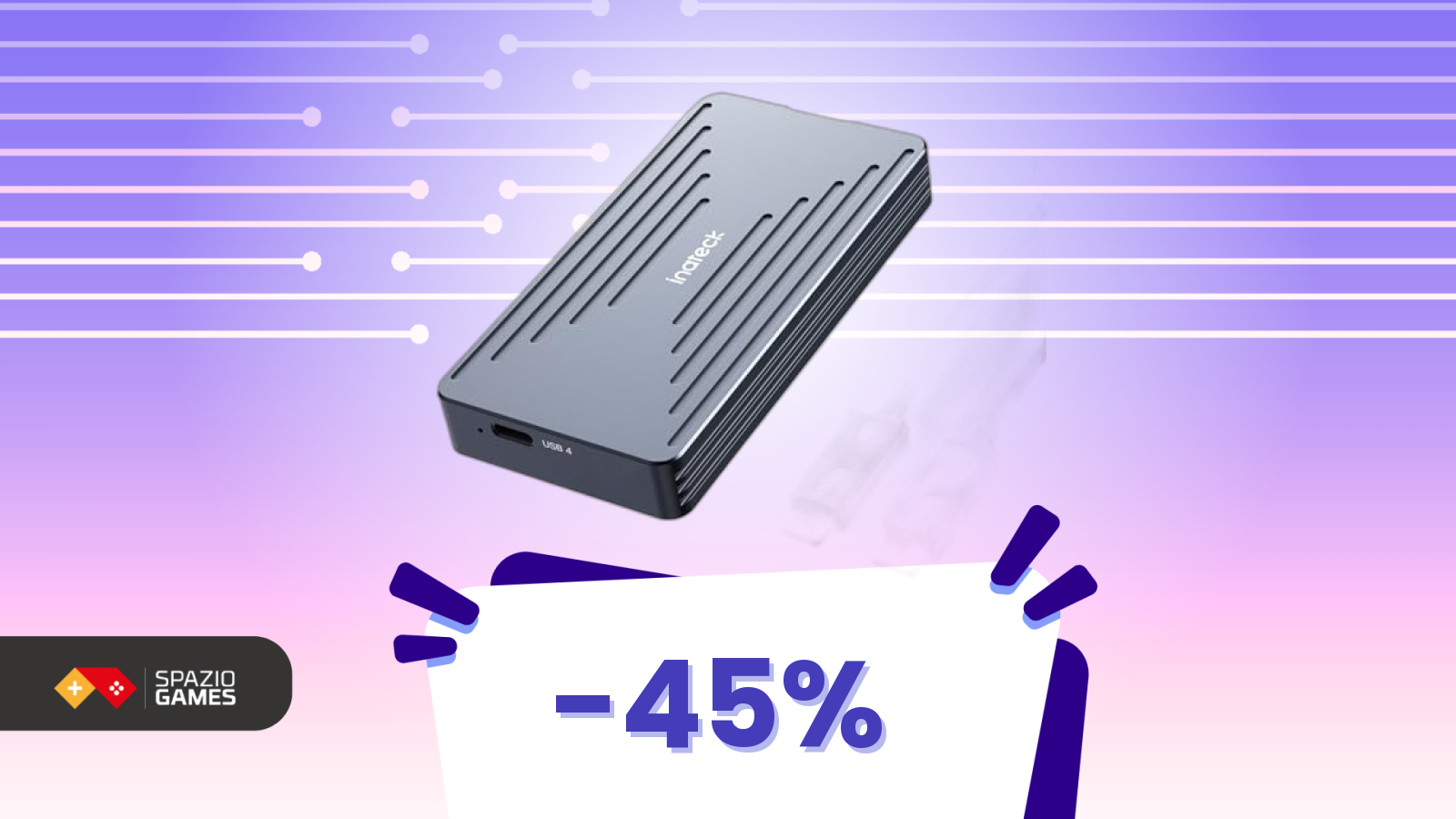 Anteprima: Il trucco per usare il tuo SSD interno come disco esterno (e risparmiare)
