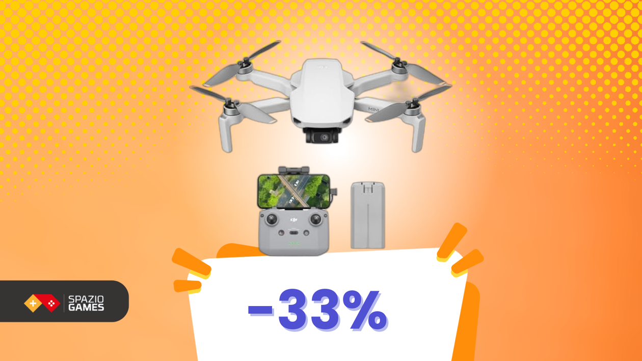 Immagine di Mai visto così basso: DJI Mini 4K sotto i 180€ con Prime