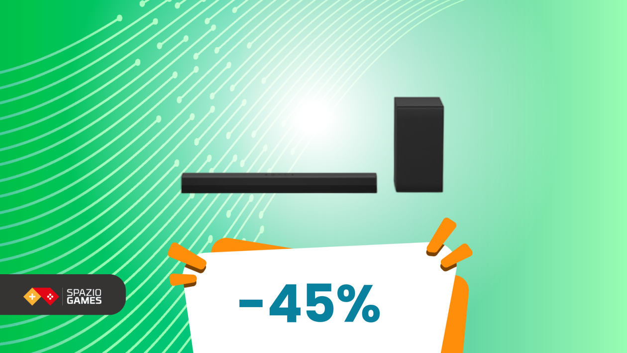 Immagine di Audio da cinema spendendo poco: LG soundbar con subwoofer sotto i 110€