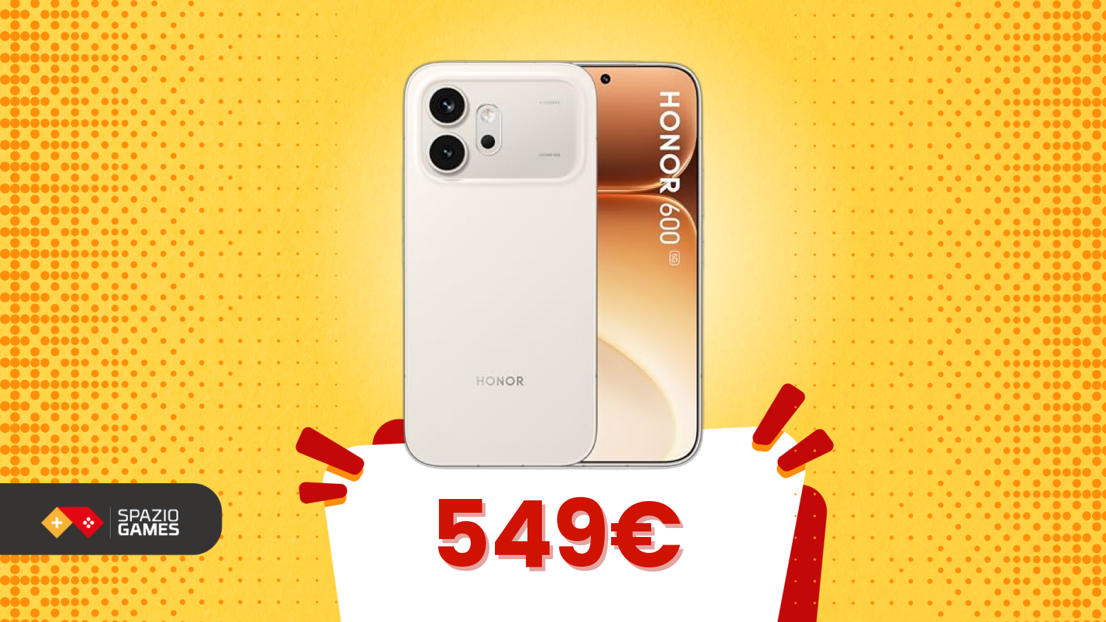 Stile iPhone 17, prezzo da mid-range: HONOR 600 a 549€ (-100€ con Prime)