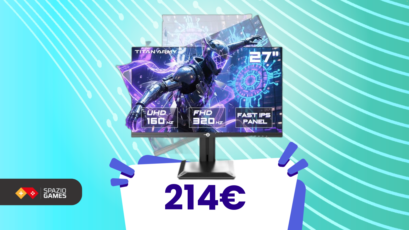 Non è un monitor gaming come gli altri: usalo anche in verticale