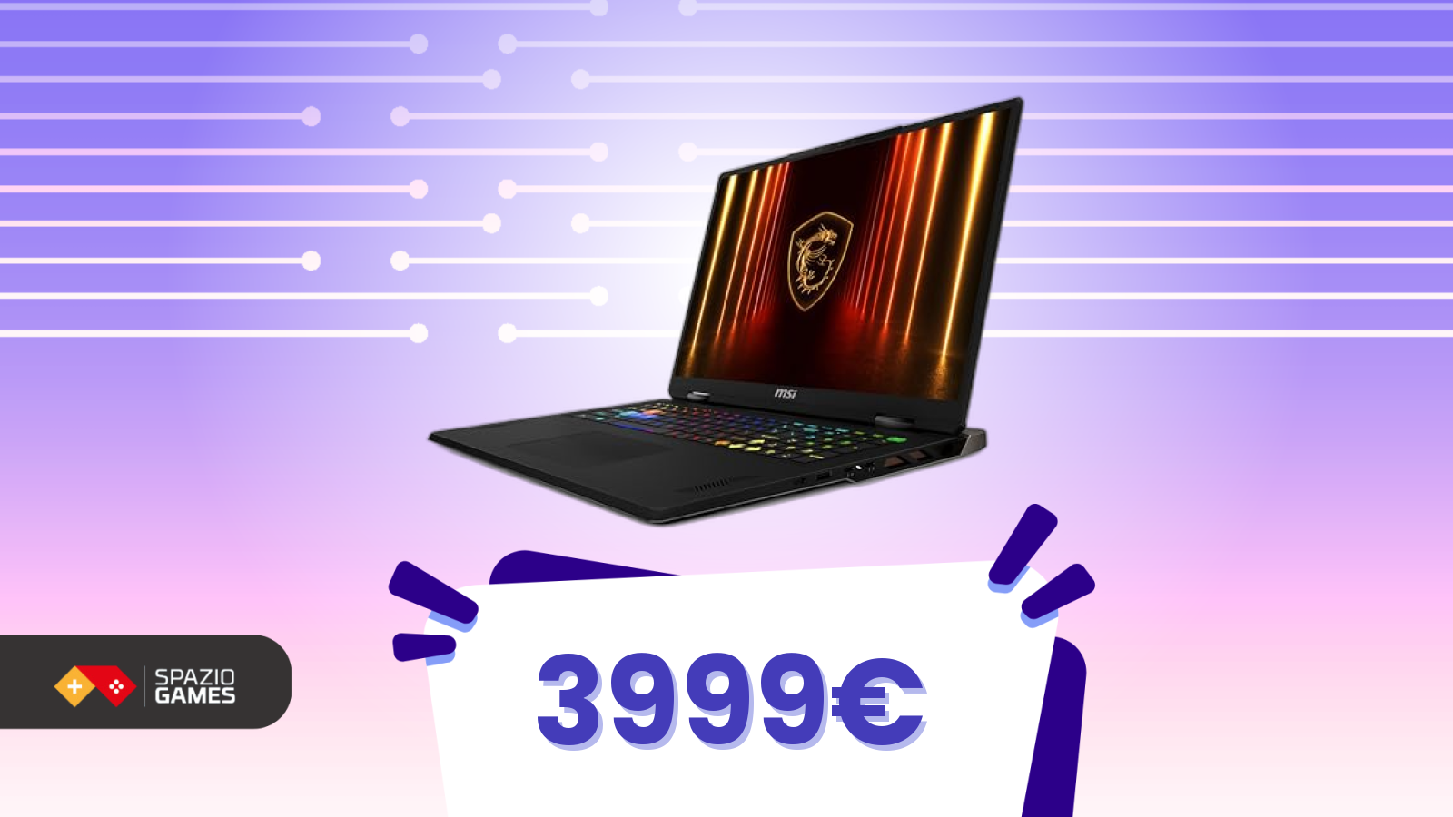 Questo notebook ha 500€ di sconto, ma il dettaglio importante è un altro: RTX 5090