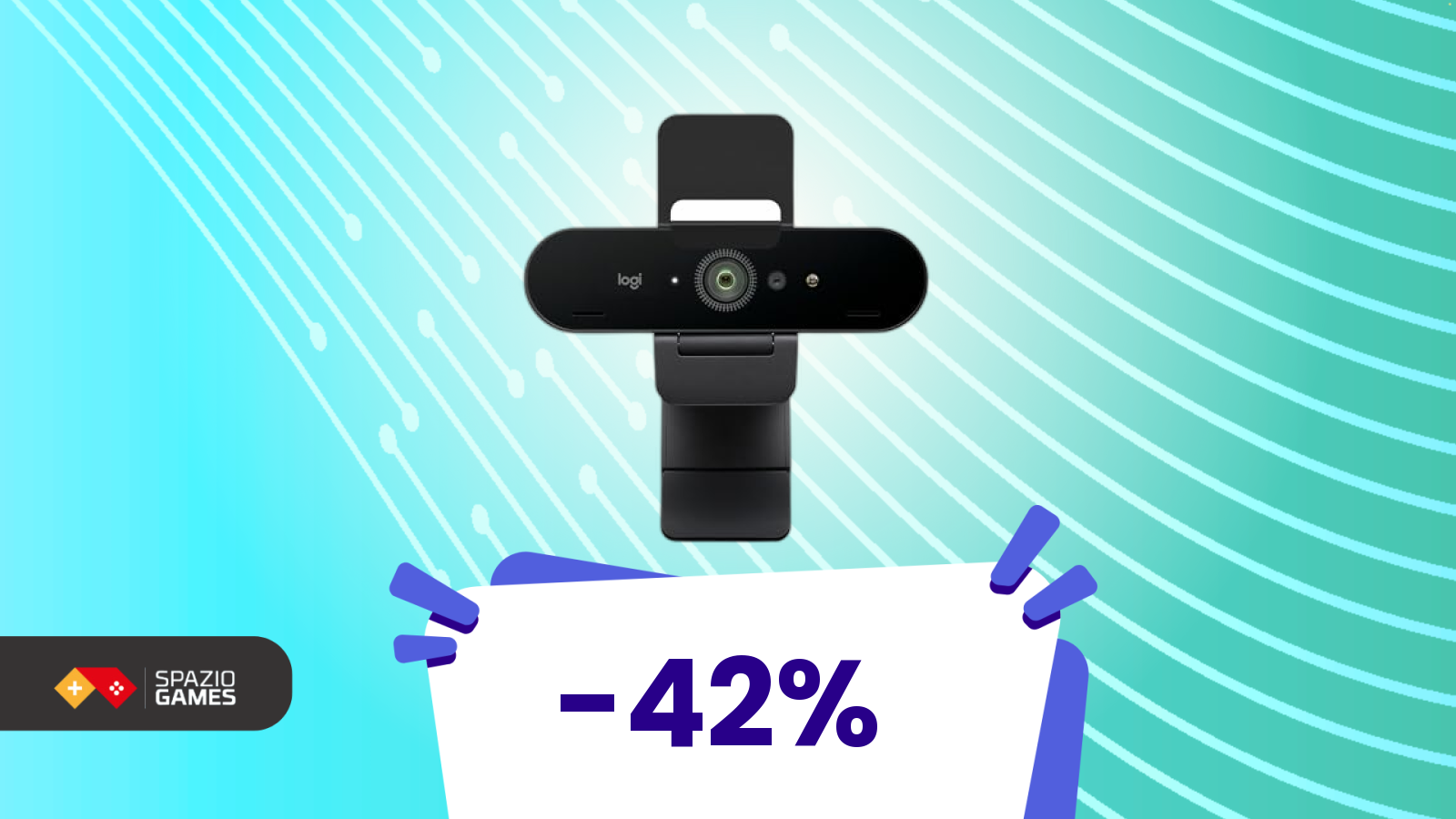 Non solo 4K: questa webcam migliora anche l’audio ed è in forte sconto oggi