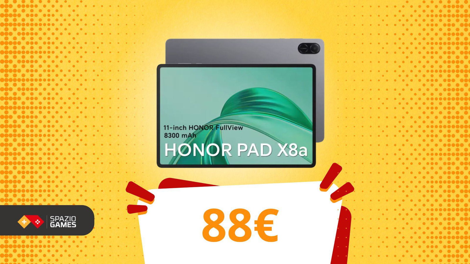 Offerta doppia sul tablet HONOR: prezzo record e coupon extra su AliExpress