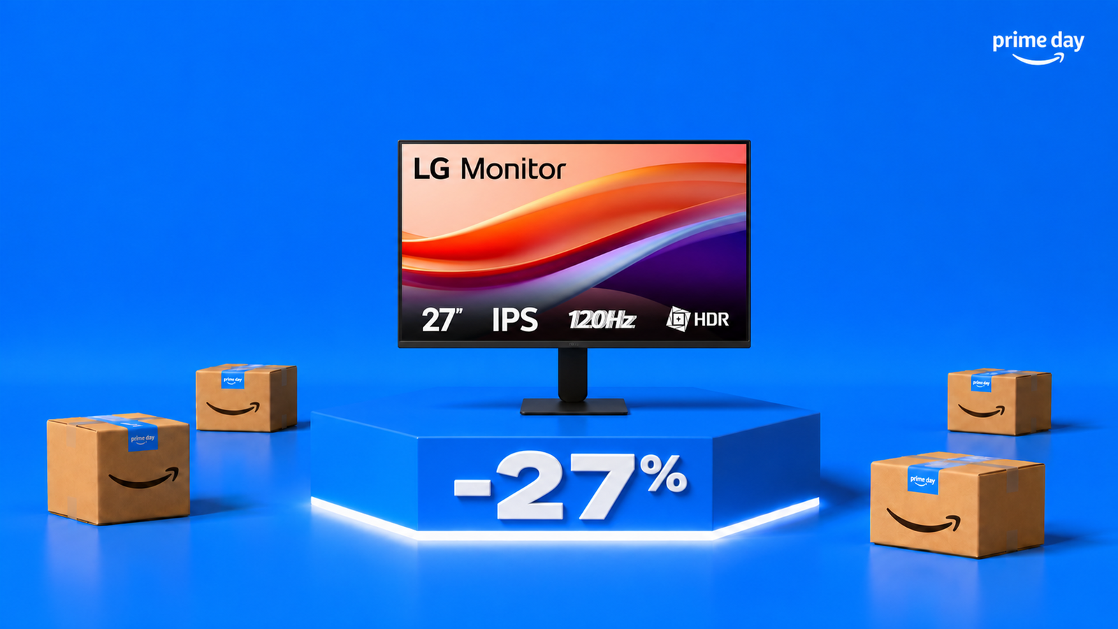 Il monitor LG 27U411A scende sotto gli 80€ con il 27% di sconto