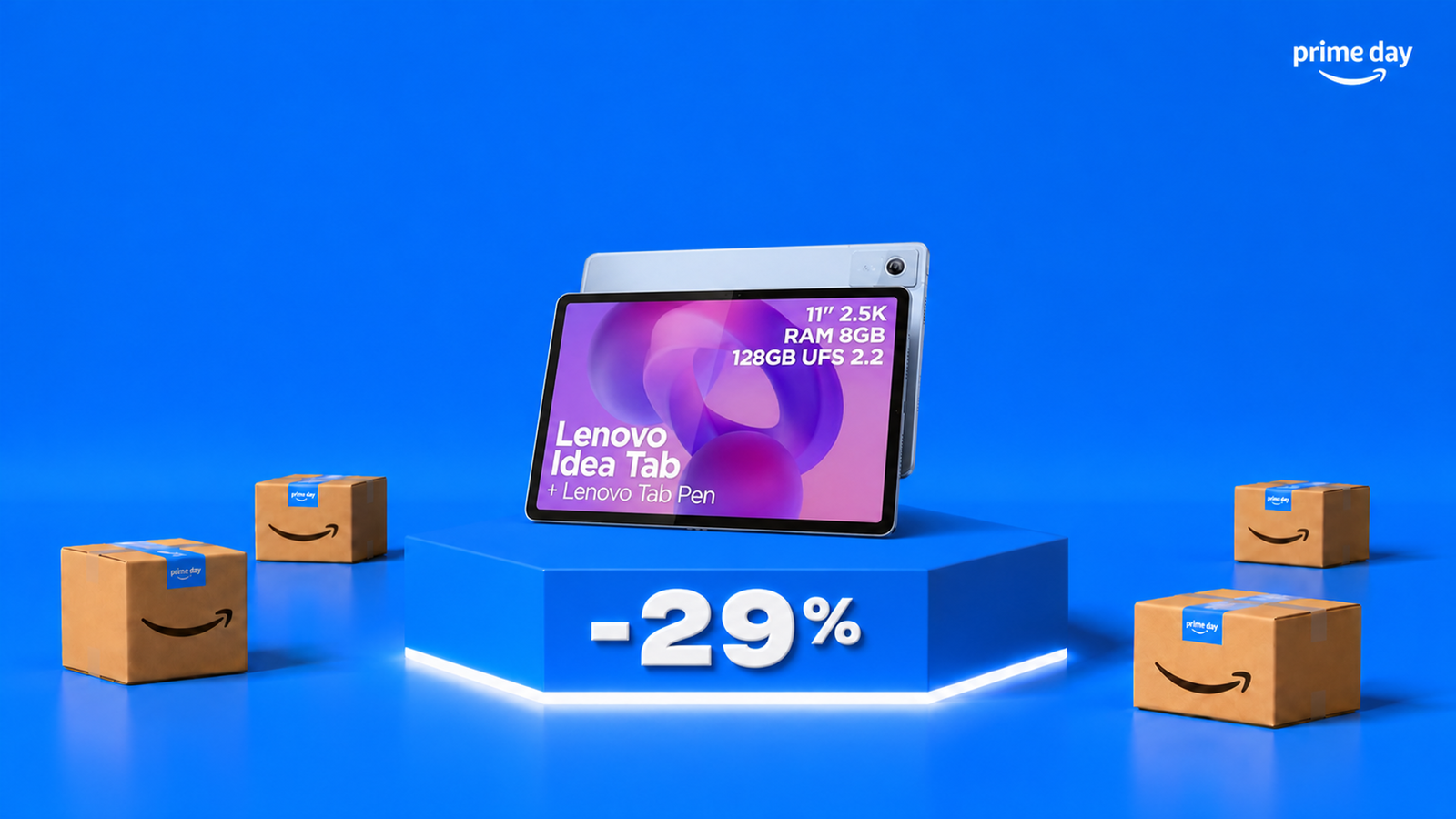 Lenovo Idea Tab da 256GB cala del 29%: tablet in offerta a 199€