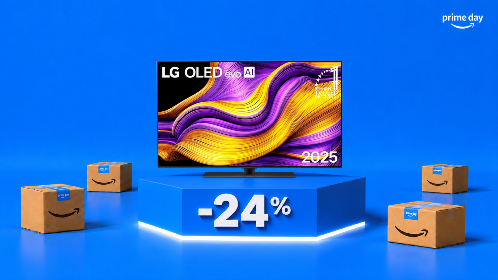 LG OLED evo AI G5 da 55 pollici: ora risparmi 360 euro