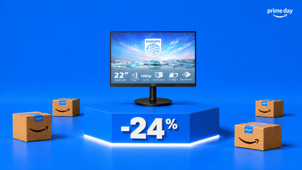 Immagine di Monitor Philips 221V8 sotto i 61€: offerta da tenere d'occhio