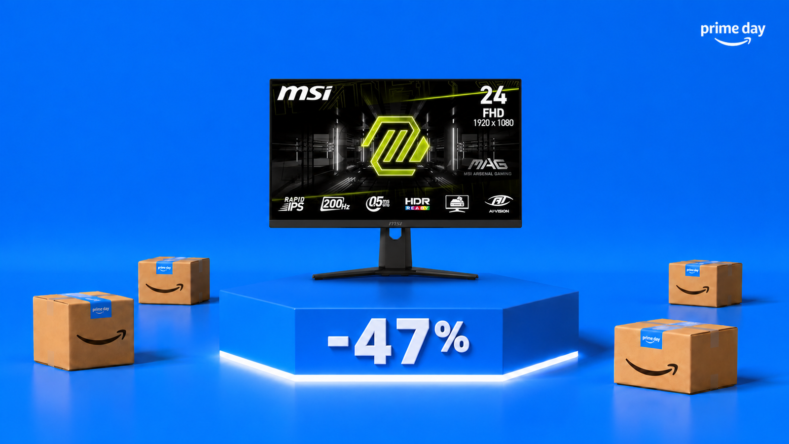 Monitor gaming MSI MAG 242F quasi a metà prezzo: ora costa 89€