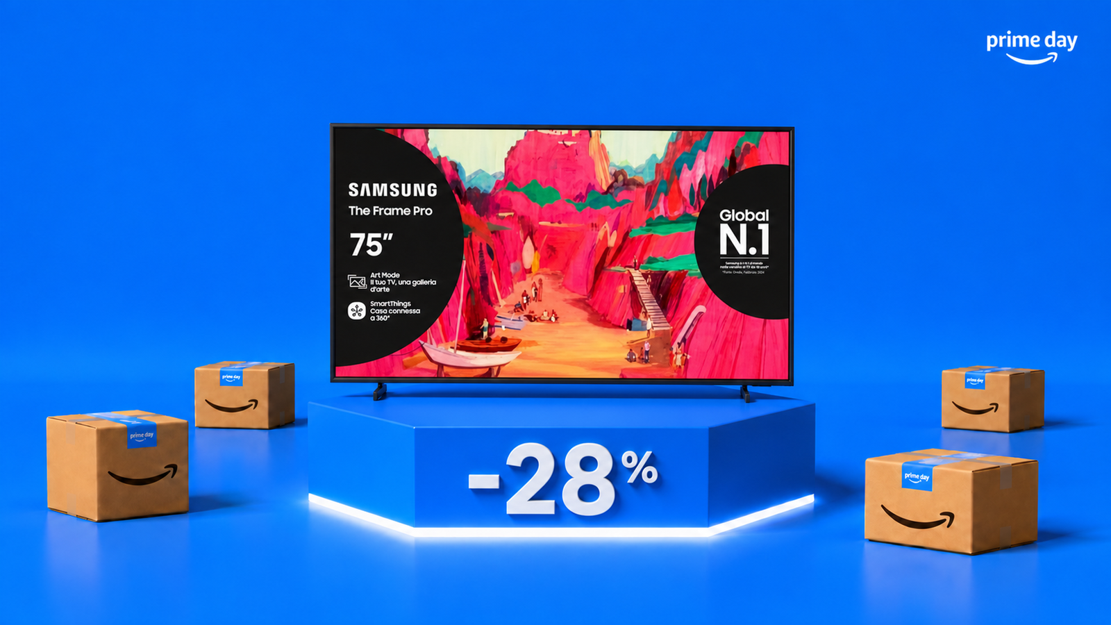 Samsung The Frame Pro 75 scende di 700€: ora fa molta più gola