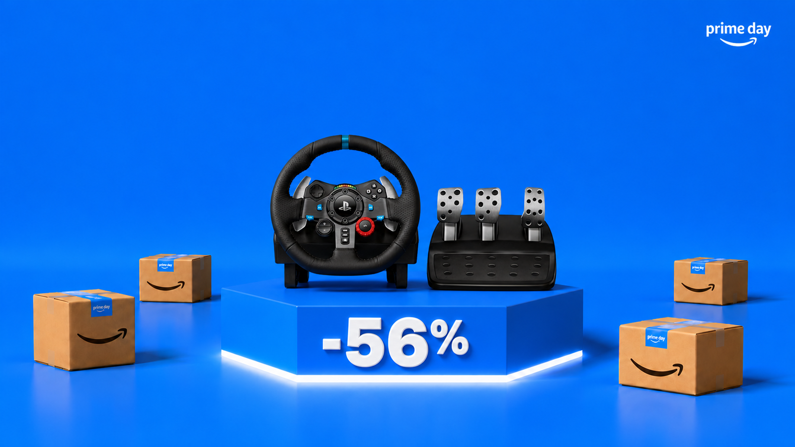 Logitech G29 Driving Force al 56% di sconto: ora fa gola