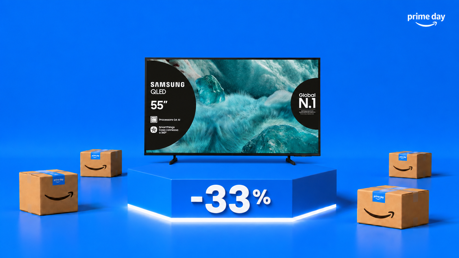 Samsung Q7F ora costa 399€: 200€ di sconto sulla smart TV
