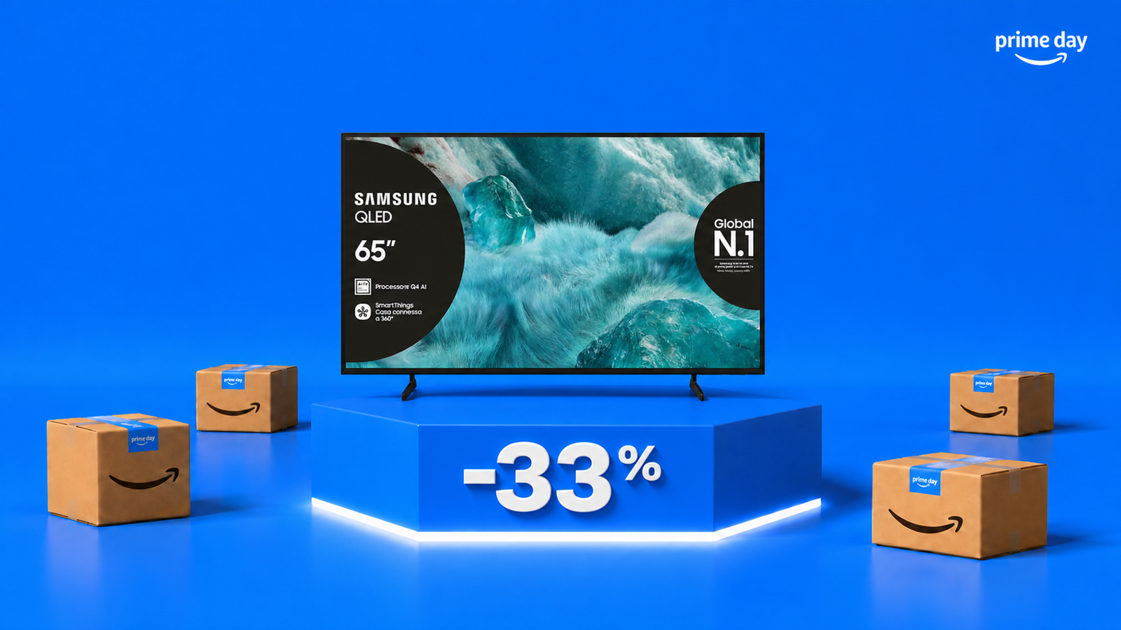 Samsung Q7F da 65 pollici ora fa gola: 260€ di sconto