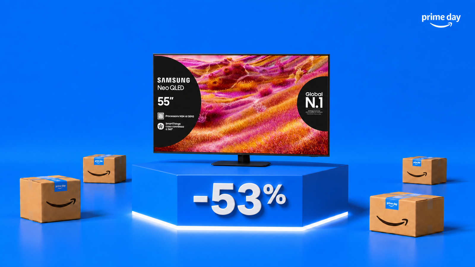 Smart tv Samsung Neo QLED QN94F: lo sconto da 800€ fa gola