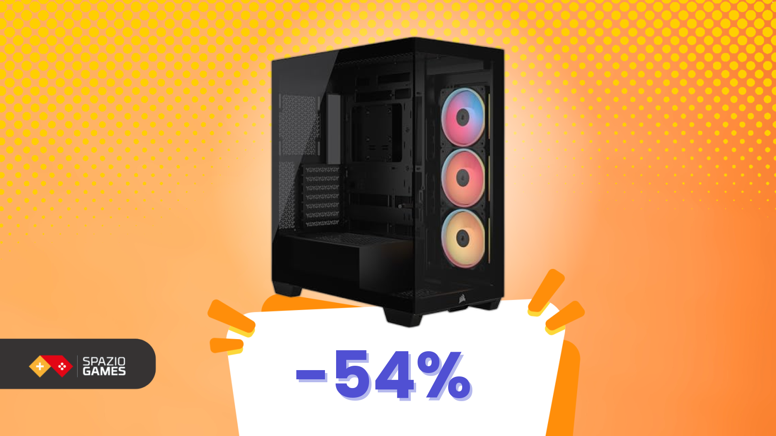 Airflow al massimo! Questo case Corsair scontato su Amazon supporta fino a 10 ventole