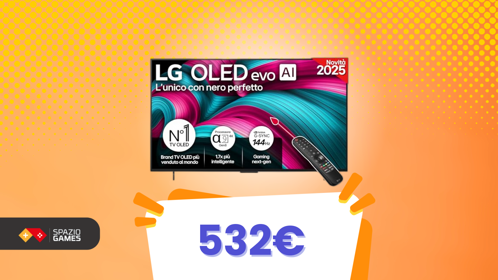 Non è un errore: TV LG OLED C5 a 532€