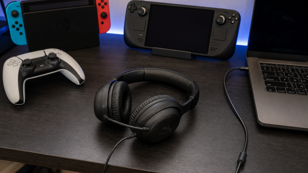 Immagine di Cuffie HyperX per PS5, Xbox e Switch a 16,90€ su Amazon