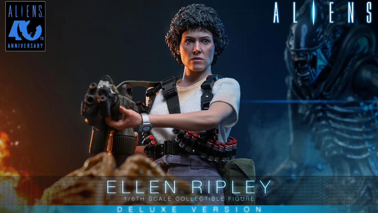 Anteprima: Aliens - Scontro finale: Hot Toys svela la nuova Ellen Ripley Deluxe Edition