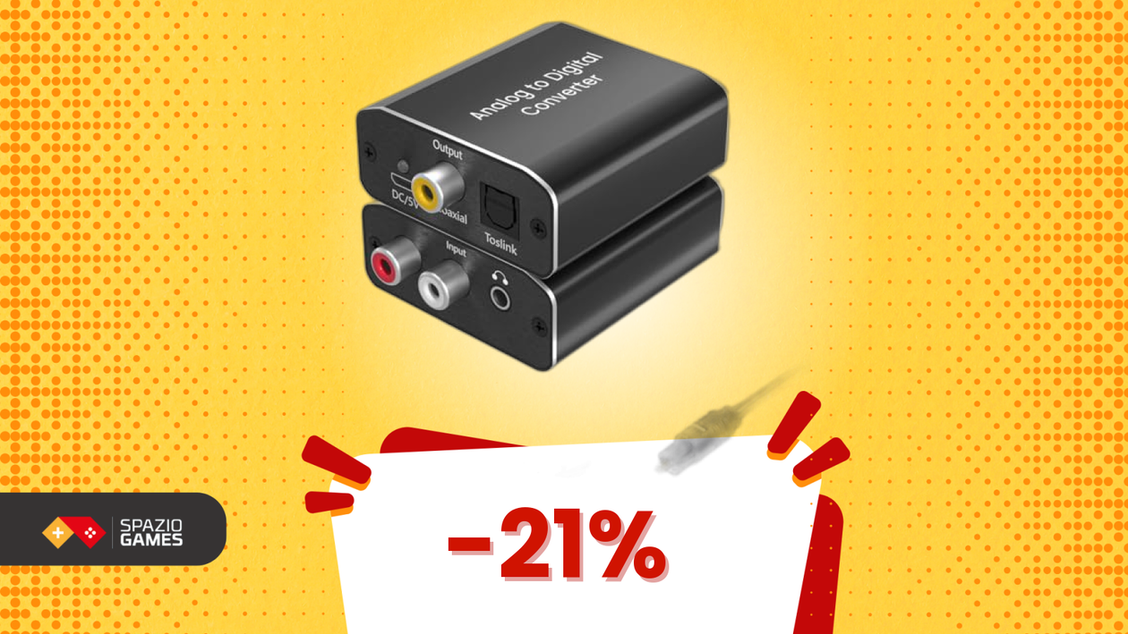 Immagine di L’adattatore che salva la tua TV senza uscita ottica (ora in offerta)