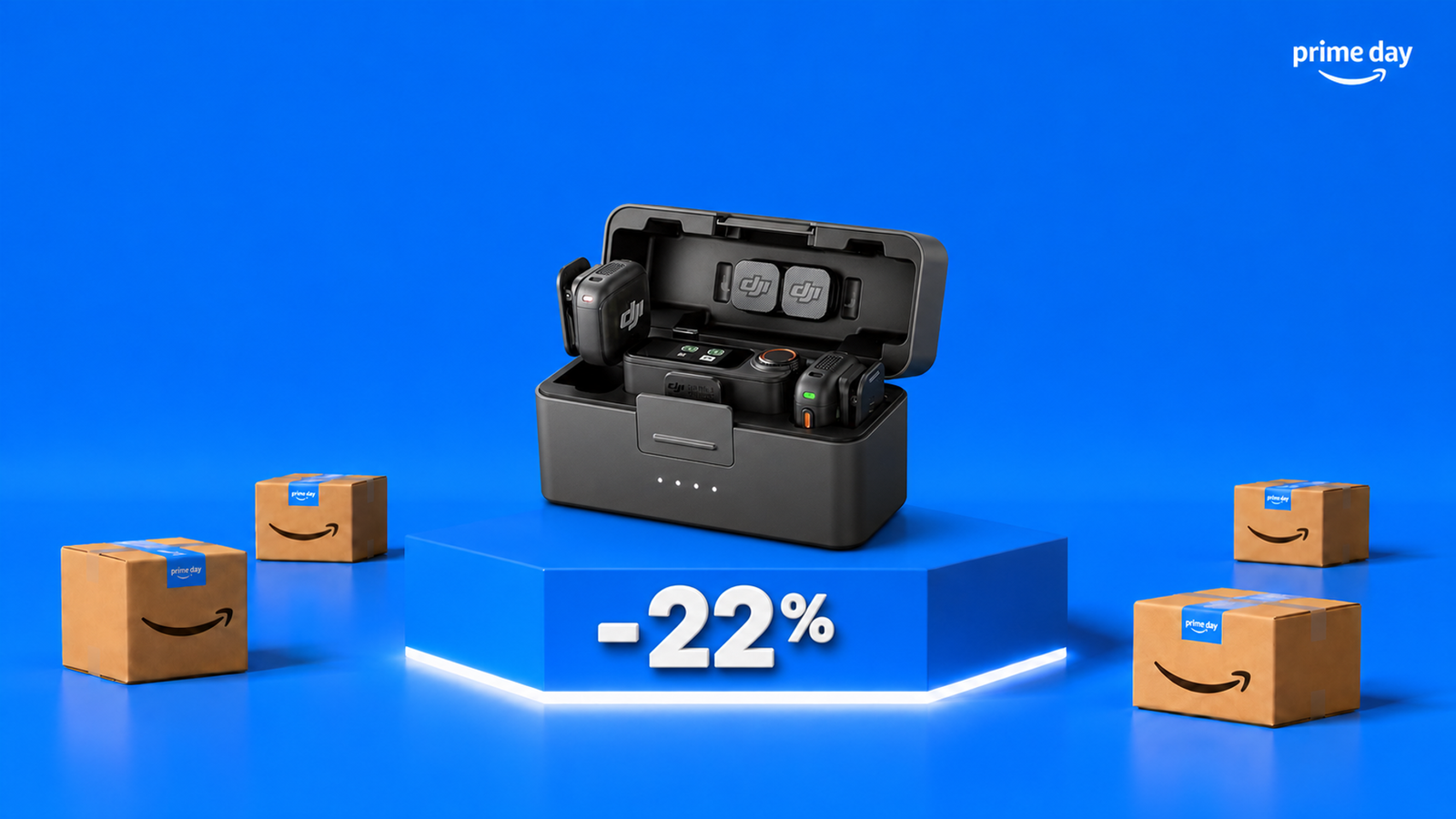 DJI Mic 3 scende del 22%: il microfono wireless è più conveniente