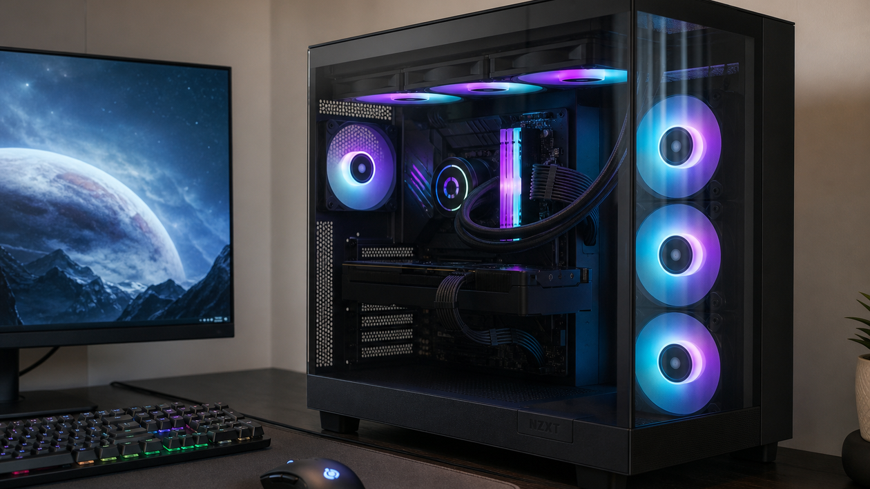 Immagine di Case NZXT da vetrina a 129€: H9 Flow RGB 2025 su Amazon