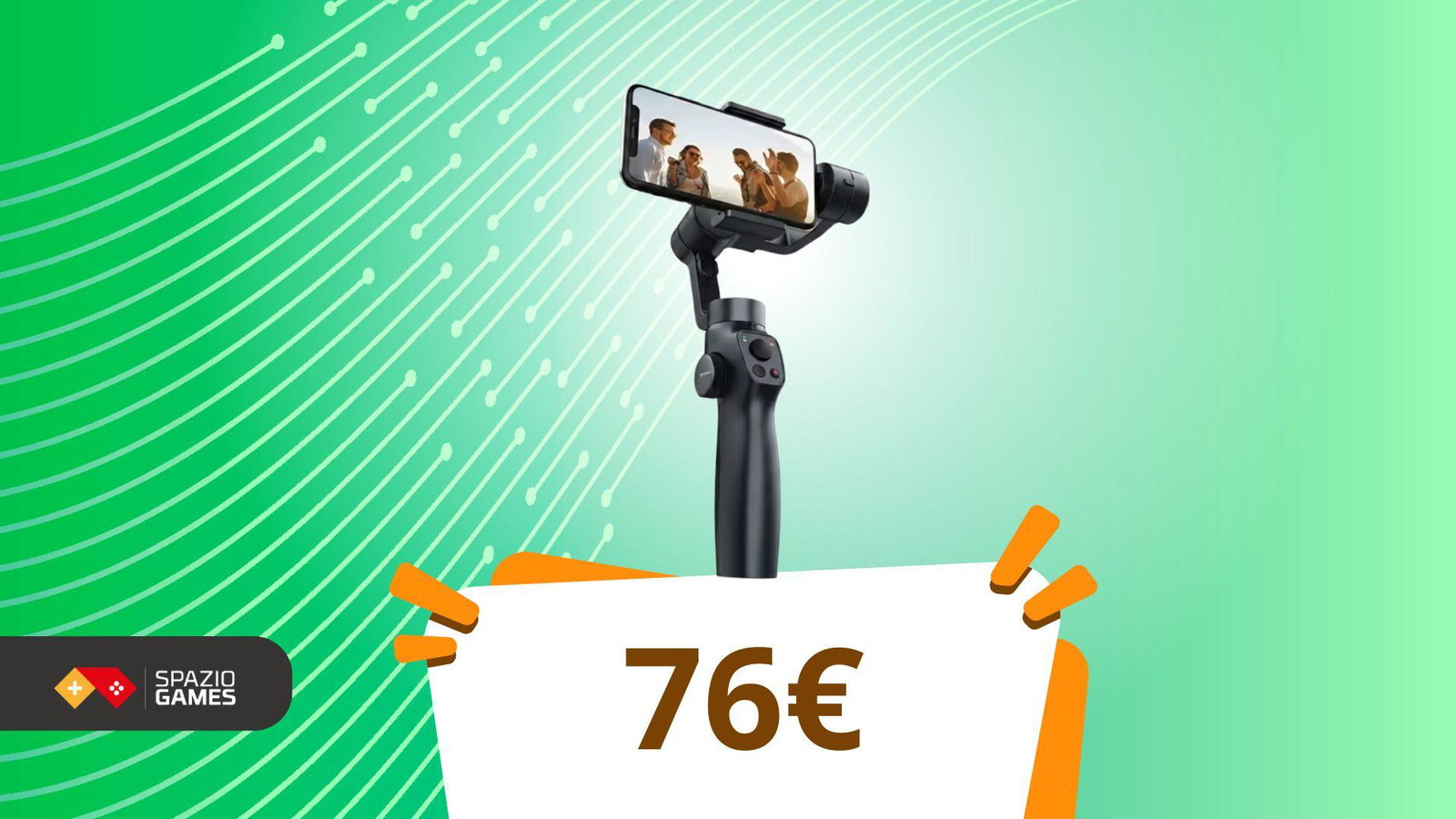 Anteprima: Questo gimbal da 76€ non stabilizza soltanto, ti segue ovunque!