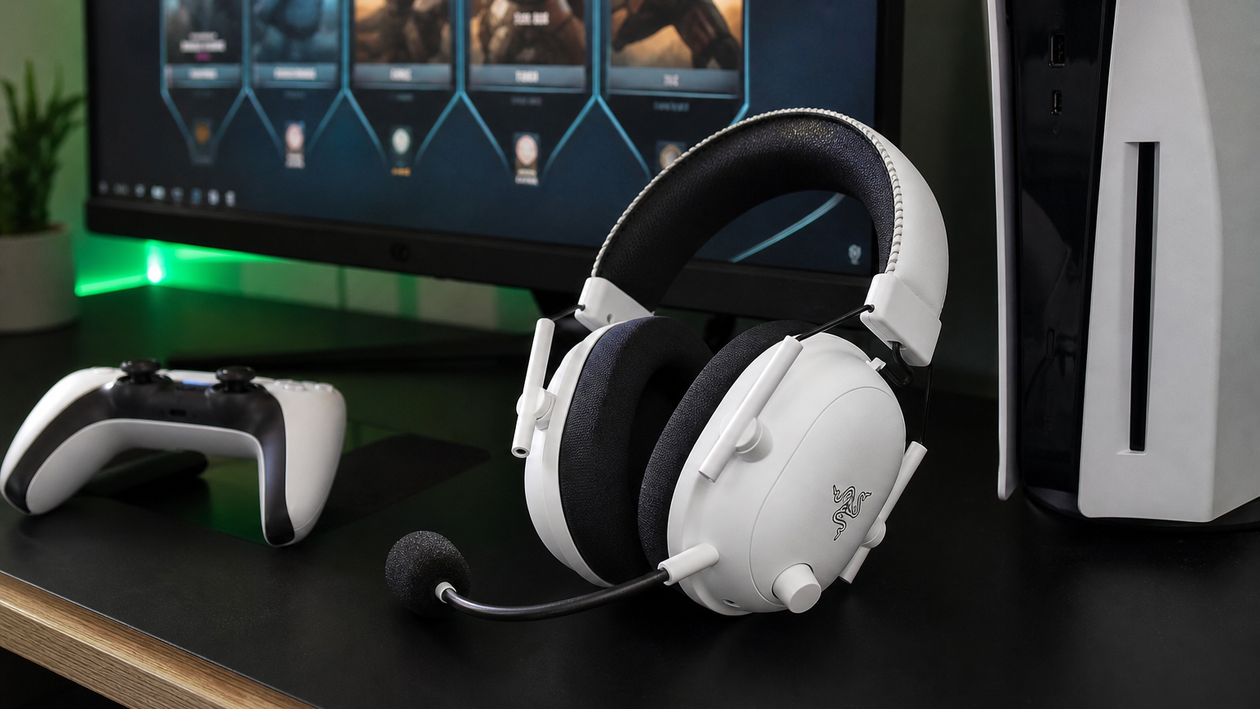 Immagine di PS5 wireless da torneo: Razer BlackShark V2 Pro -50% su Amazon