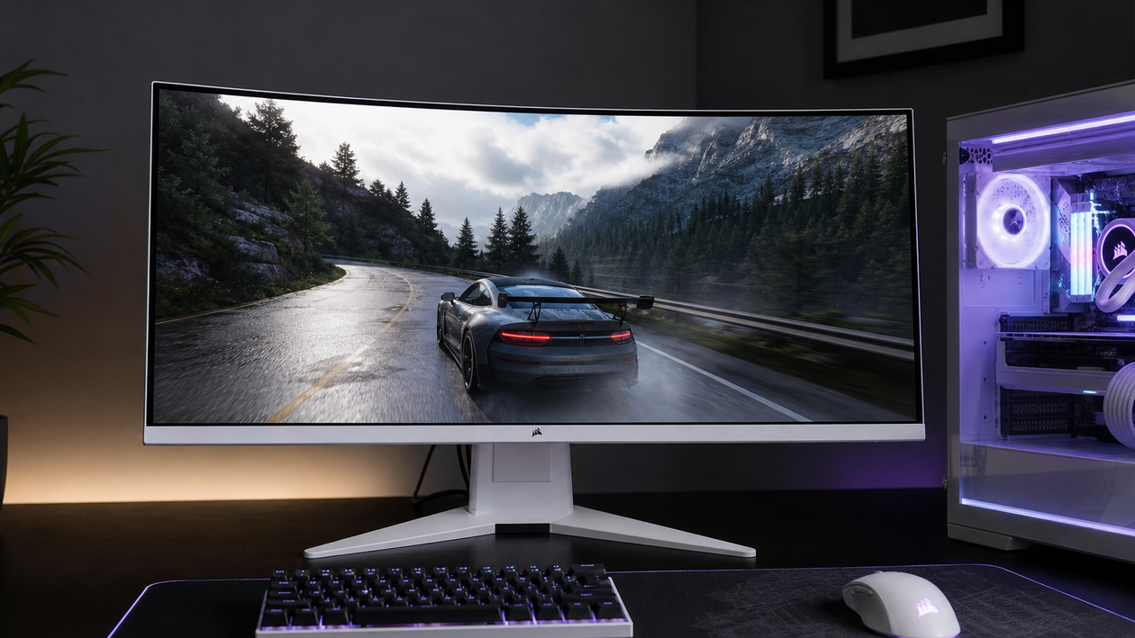 Immagine di QD-OLED 34" a 855,90€: Corsair XENEON 240Hz su Amazon