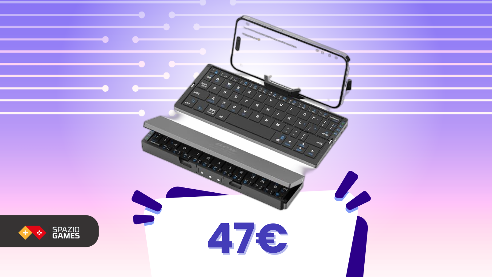 Non è una semplice tastiera: è mini, pieghevole e in offerta speciale