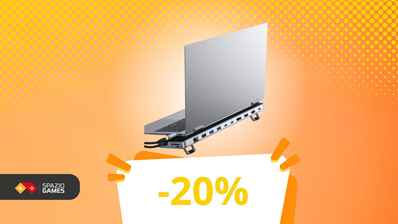 La Docking Station furba che solleva anche il tuo laptop