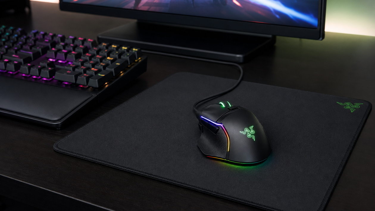 Immagine di Razer Basilisk V3 con tappetino a 55,84€ su Amazon