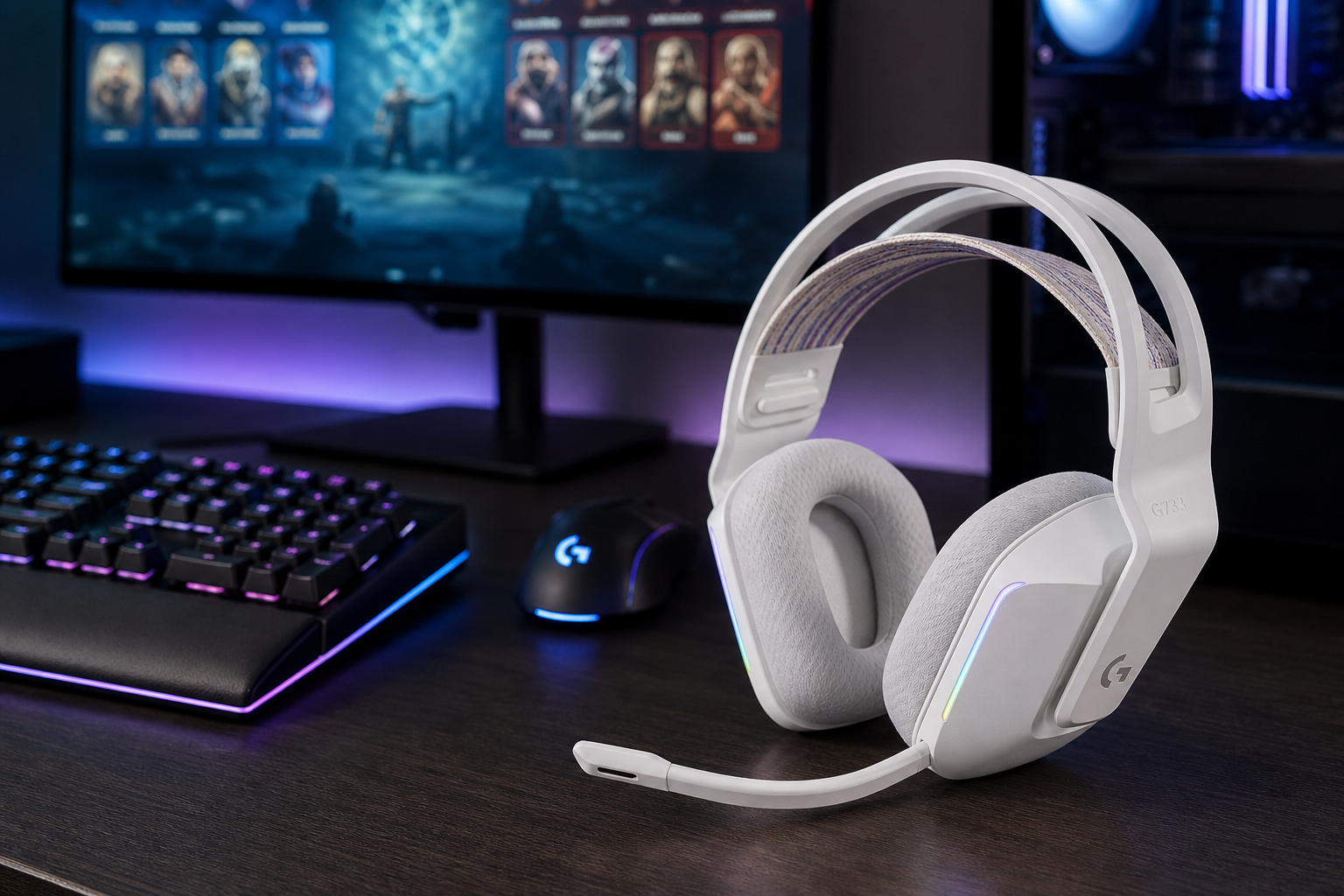 LIGHTSPEED e Blue VO!CE a 81,49€: Logitech G733 su Amazon