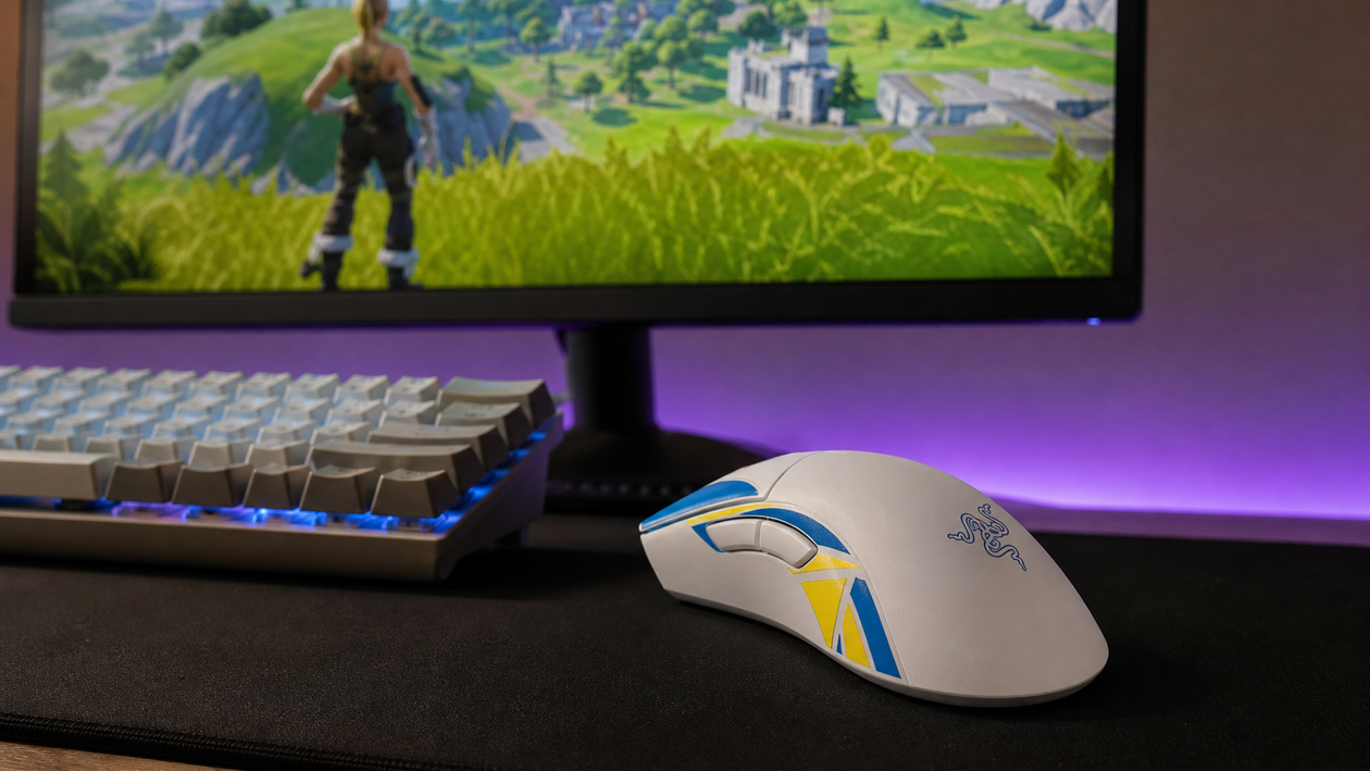 Immagine di 63g e sensore 30K: DeathAdder V3 Pro Fortnite a 89,56€
