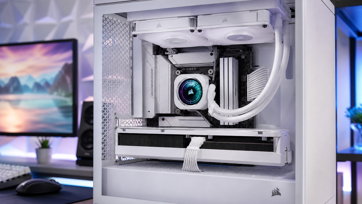 Immagine di LCD sul waterblock a 59,90€: Corsair AIO -60% su Amazon