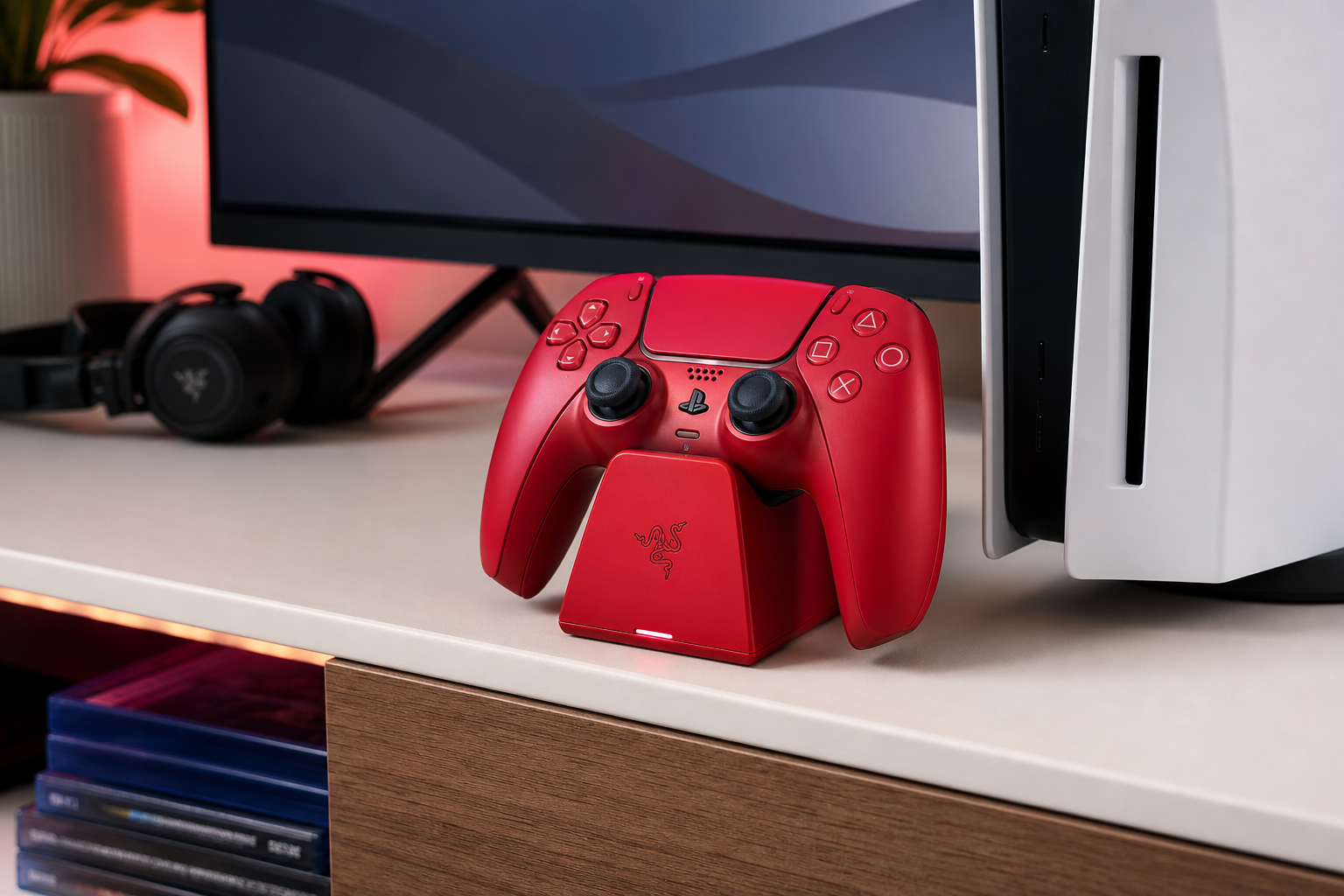 Ricarica DualSense a 26,95€: base Razer PS5 -55% su Amazon