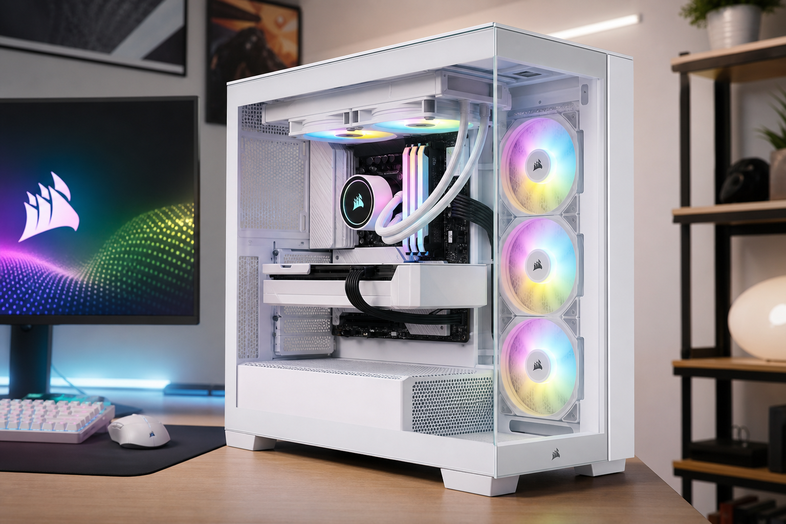 Case Corsair panoramico a 89,99€ su Amazon: -54% per il setup