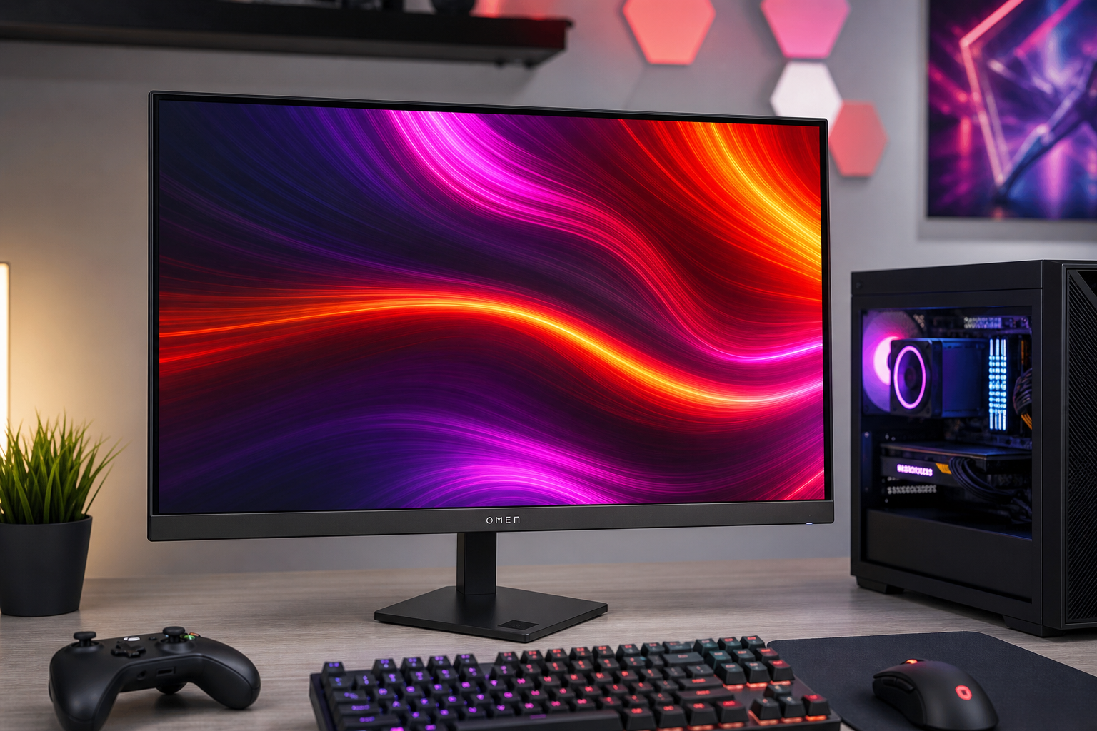 QHD a 240 Hz sotto i 230€: HP OMEN 27qs è al minimo su Amazon
