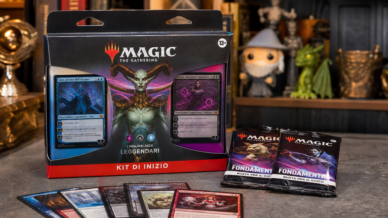 Immagine di Cloud e Sephiroth in Magic a 19€: kit FINAL FANTASY su Amazon