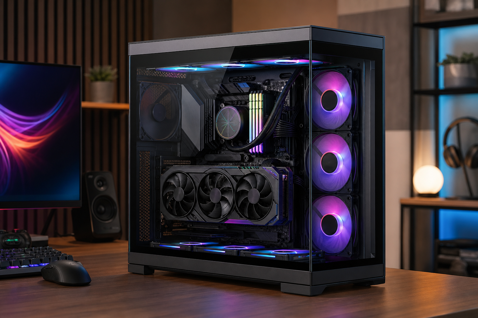 Build RGB in vetro panoramico: Corsair 4500X a 109,54€