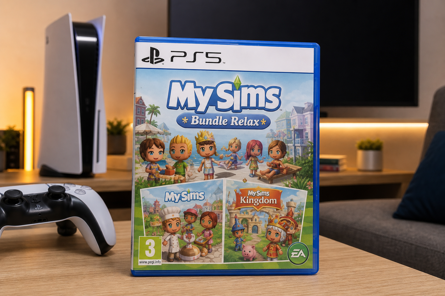 Cozy gaming PS5 a 22,49€: MySims Bundle Relax su Amazon