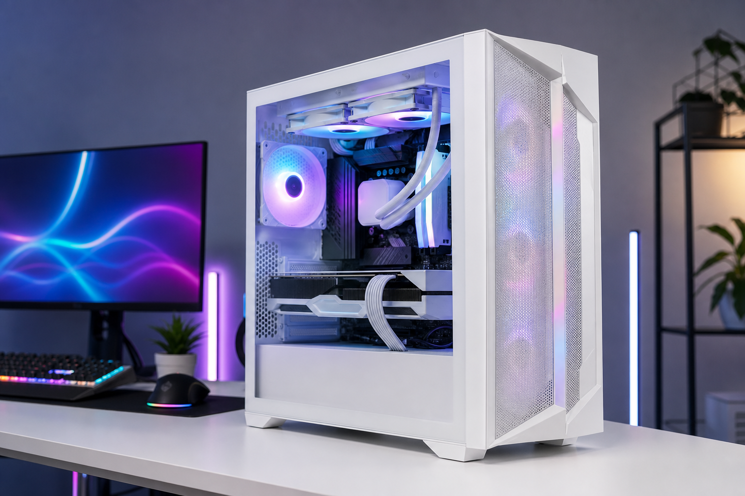 Build bianca MSI a 93,37€ su Amazon: case airflow al -48%