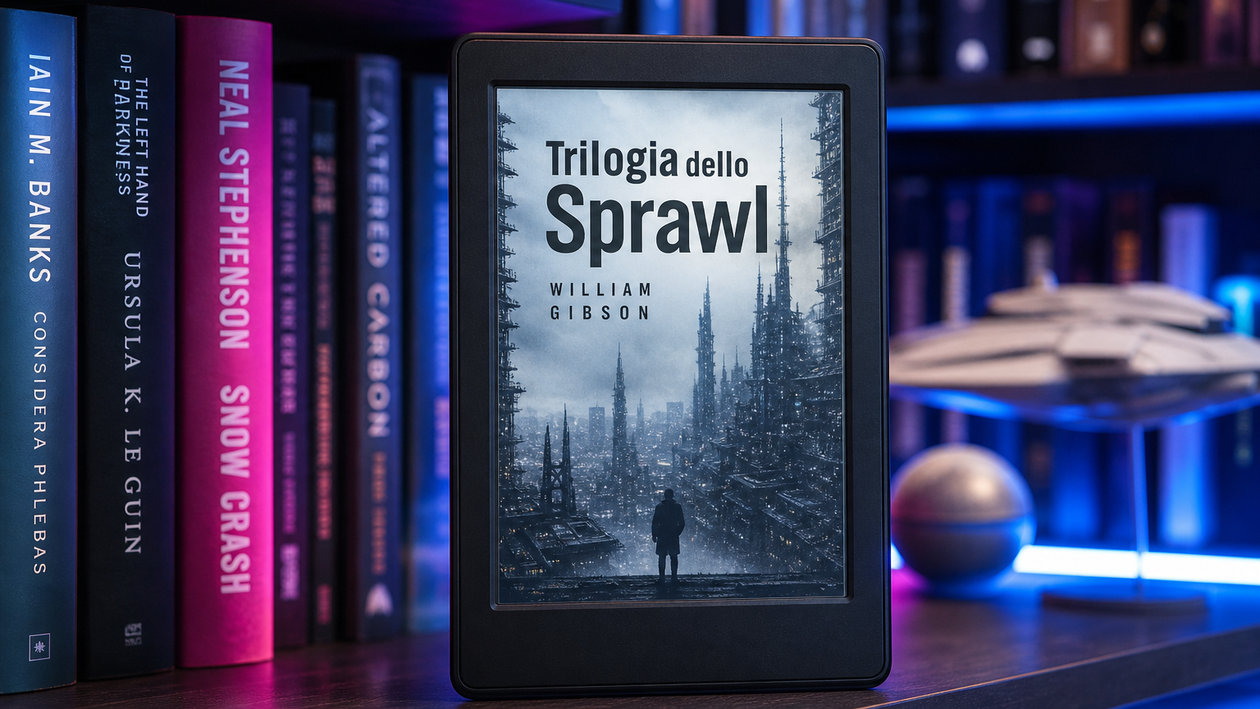 Immagine di Tre romanzi nel cyberspazio: lo Sprawl costa 7,99€ su Amazon
