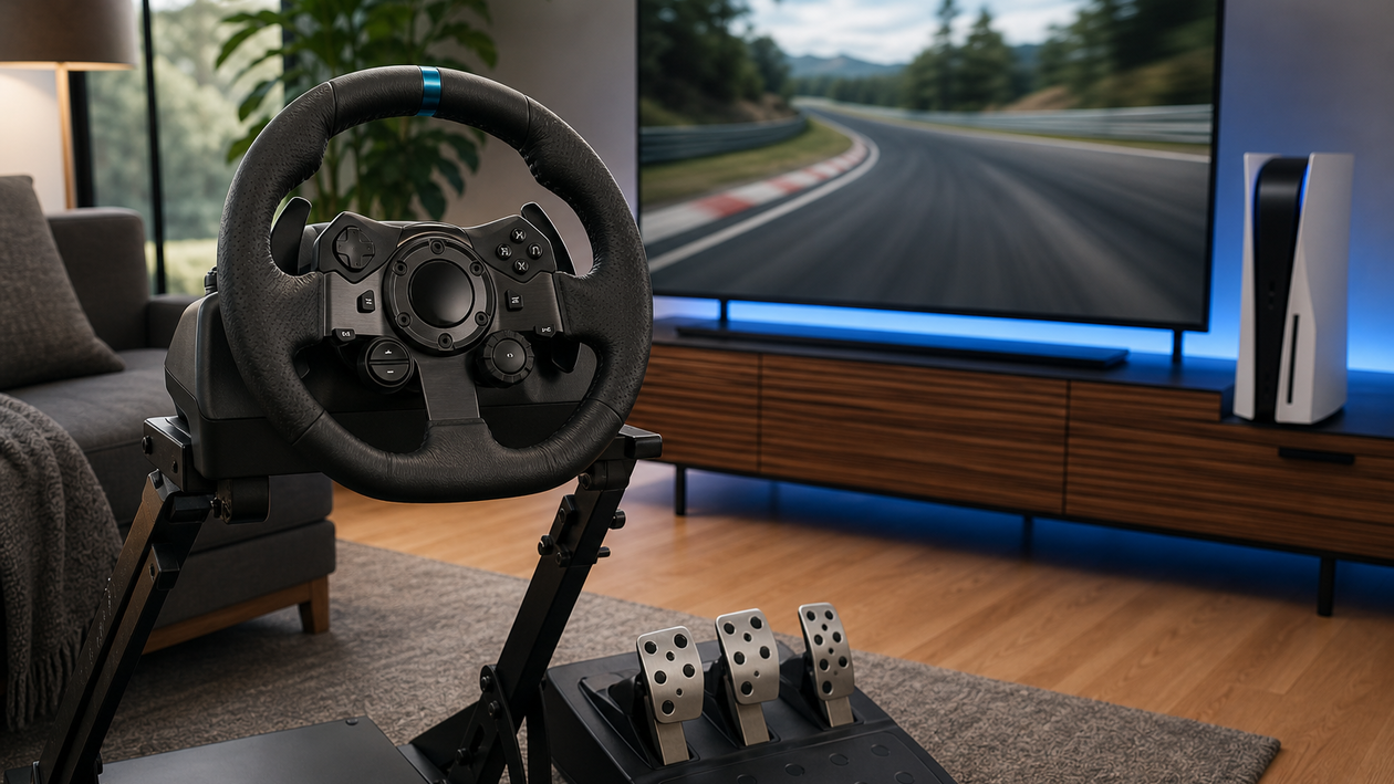 Immagine di 150€ risparmiati per correre su PS5: Logitech G923 su Amazon