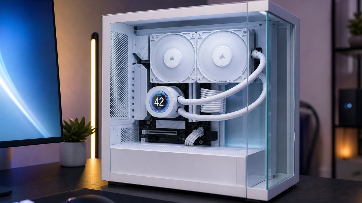 Immagine di Da 149,90€ a 59,90€: l’AIO CORSAIR porta un LCD nel case