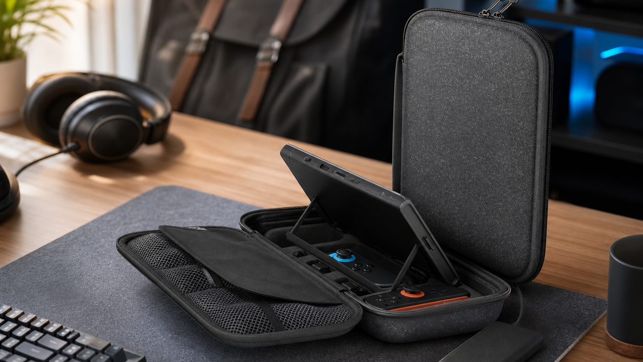 Immagine di Switch 2 pronta al viaggio: custodia Belkin con power bank a 34,99€
