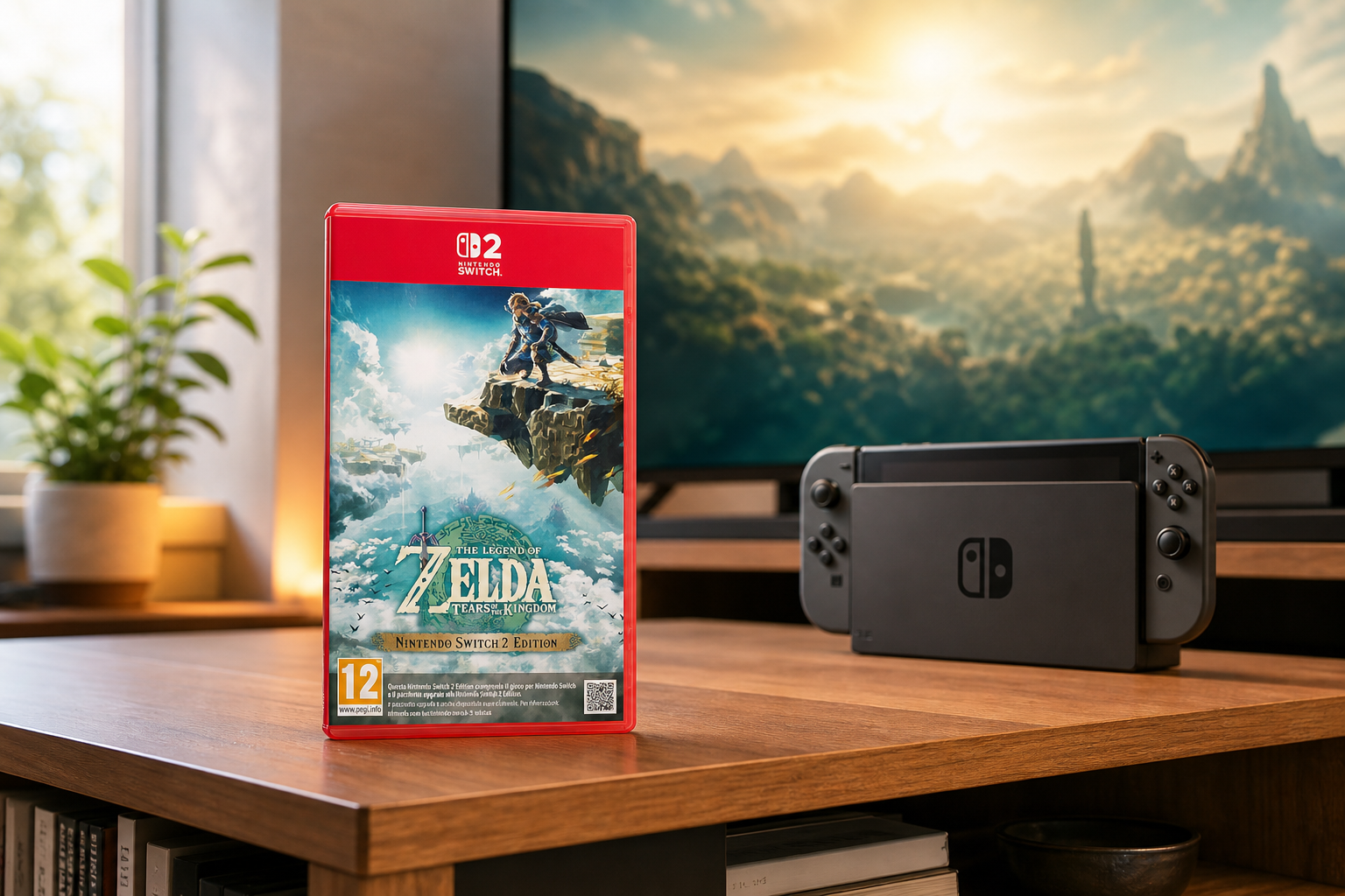 Hyrule gira a 60 fps: Zelda Switch 2 Edition a 59,99€